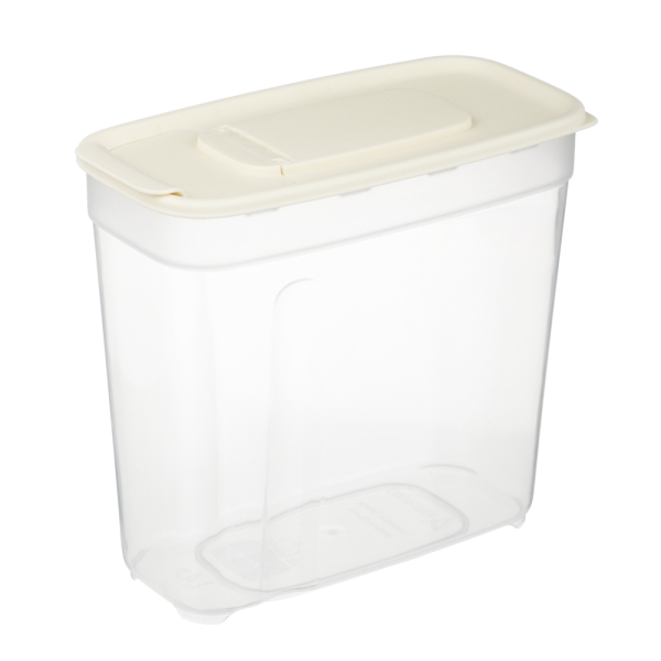 Банка для сыпучих продуктов КУСКУС прямоугольный 1,4л (170x85x155мм), пластик