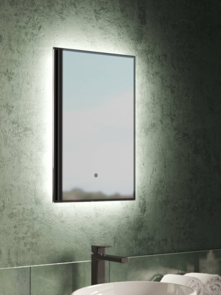 Зеркало 400*600*30мм с подсветкой К01 Шейп Стрикт (Shape strict) 1MARKA