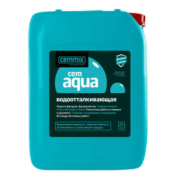 Добавка водоотталкивающая Cemmix CemAqua, 5 л
