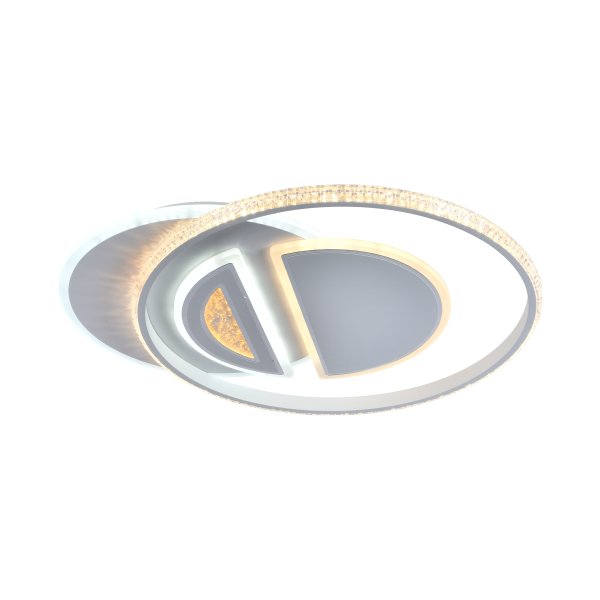 Люстра светодиодная 144Вт 3000-6000К  DIMMER ПДУ 530*530*100 AU62238/550 WH