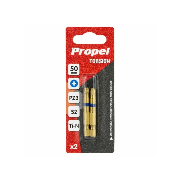Бита PZ 2*50мм торсионная 2шт Propel