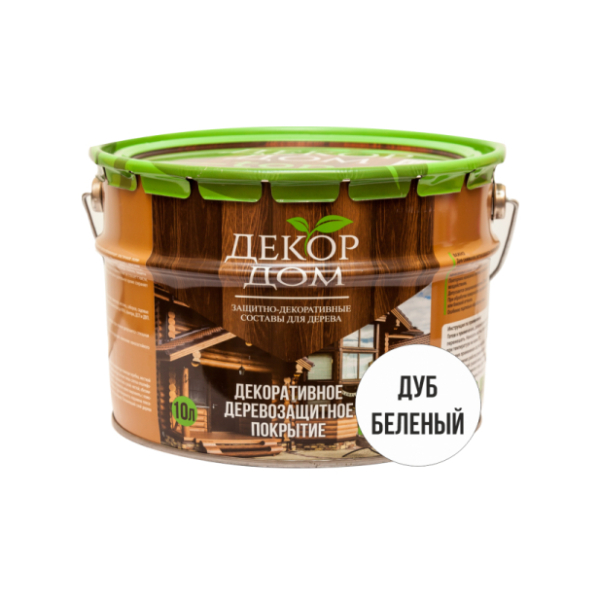 Пропитка дуб беленый 10л ДекорДом ТОП
