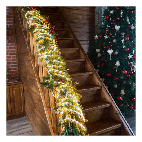 Нить св/д Мини Дюралайт св/д 260LED/м 230В IP20 RGB контроллер 15м CL587 FERON