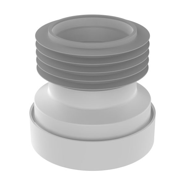 Манжета жесткая для унитаза прямая 110мм AQUANT