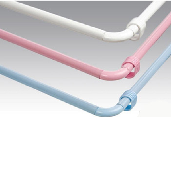 Карниз для ванной П-Г-образный 90*90*90, 90*180 белый Zalel