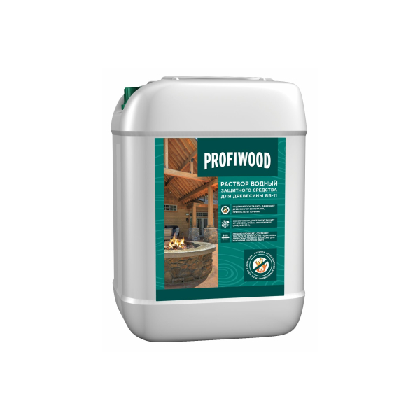 Огнебиозащита 10кг для древесины II группа защиты Profiwood
