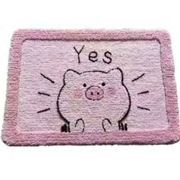 Коврик BAIZHENG "Марафет" Свинка Да 60*90см