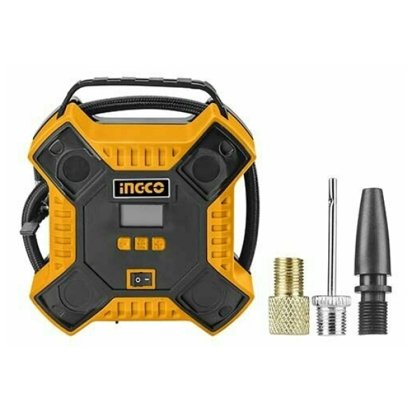 Компрессор автомобильный 12В 7атм 358л/мин AAC1601 INGCO