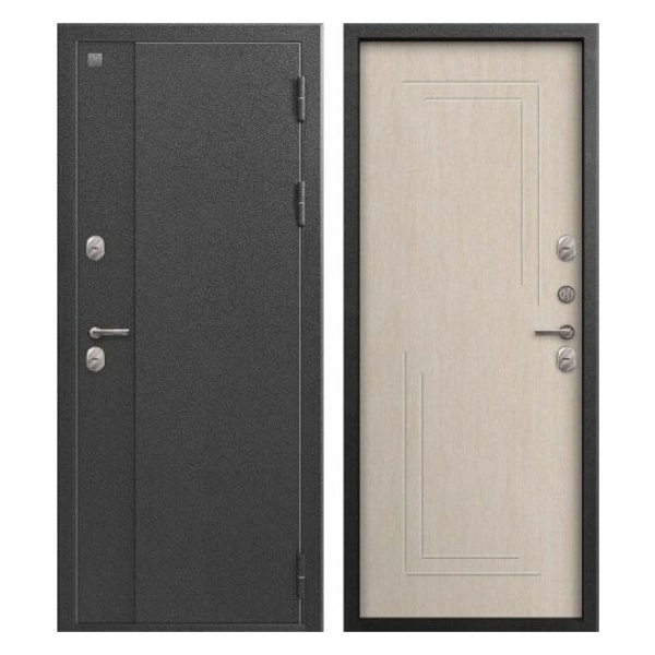 Дверь Т-100 Серебро Антак / Седой дуб  860*2050 Л Центурион (2026)