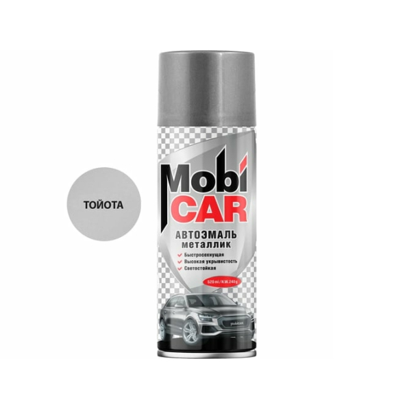 Автоэмаль аэрозольный металик тойота 199 520мл Mobicar