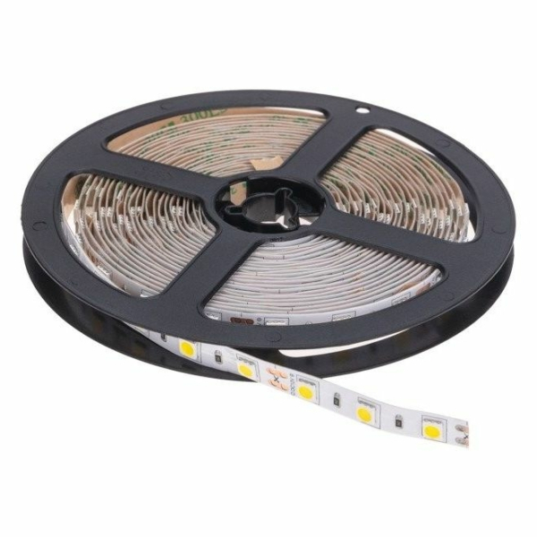 Лента св/д СОВ 60LED/м 4,8Вт/м 12В IP20 2700K (5 метр) ЭРА