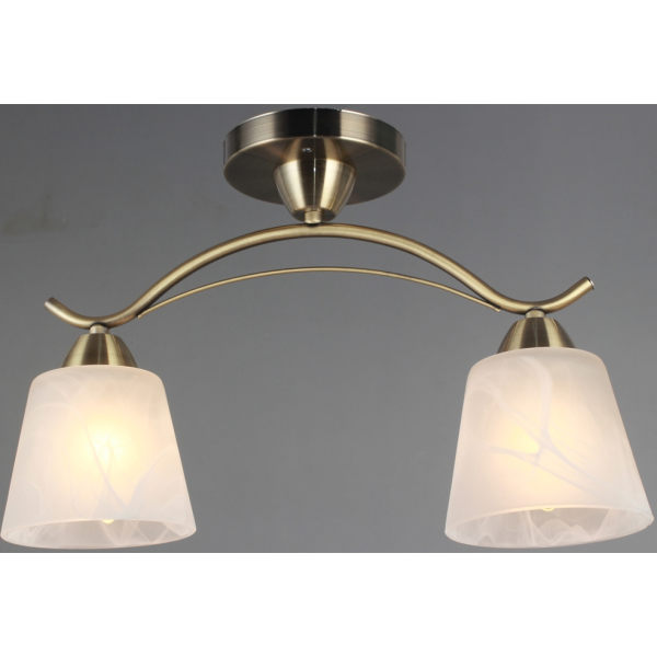 Люстра 2*60Вт Е27 бронза AU11053/2 AB Атмосфера уюта