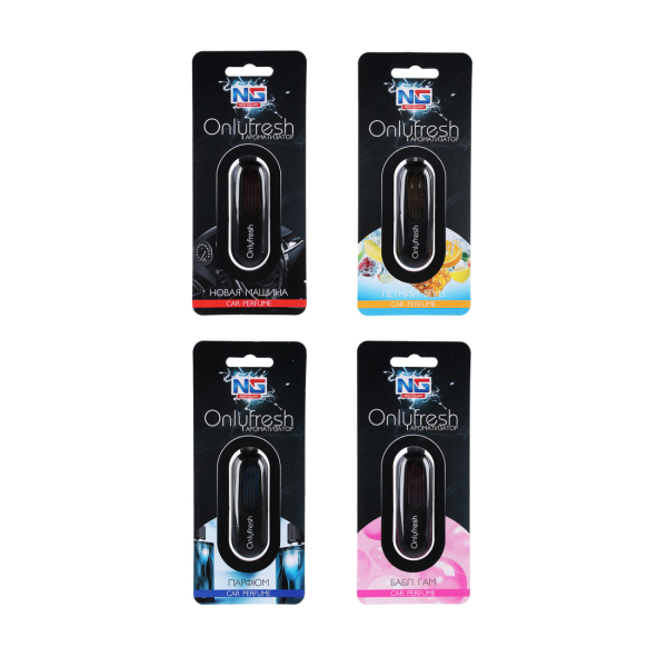 NEW GALAXY Ароматизатор на дефлектор Onlyfresh, 2,8 мл, новая машина, летний бриз, парфюм, бабл гам