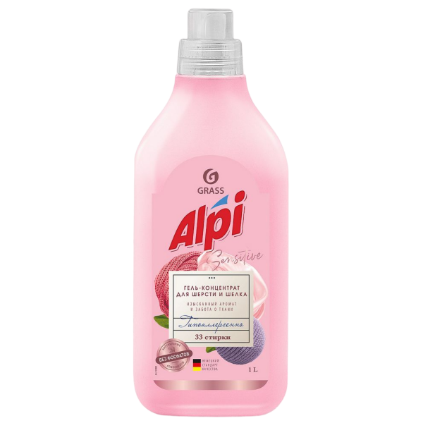 Гель-концентрат для стирки шерсти и шелка ALPI  1л