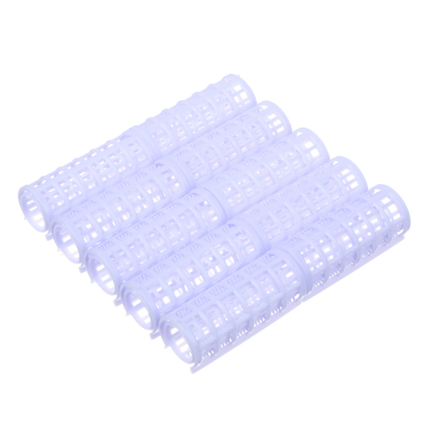 ЮНИLOOK Набор бигуди 10шт, пластик, 6,8х2,5см, 4 цвета, ACS-75