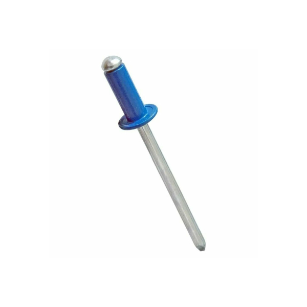Заклепки алюминий-сталь 4,0*10 RAL 5005 сигнально синий