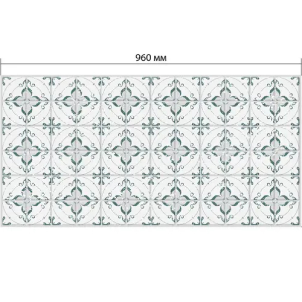 Панель ПВХ листовая Фуэте 960*485мм СтА 1/15