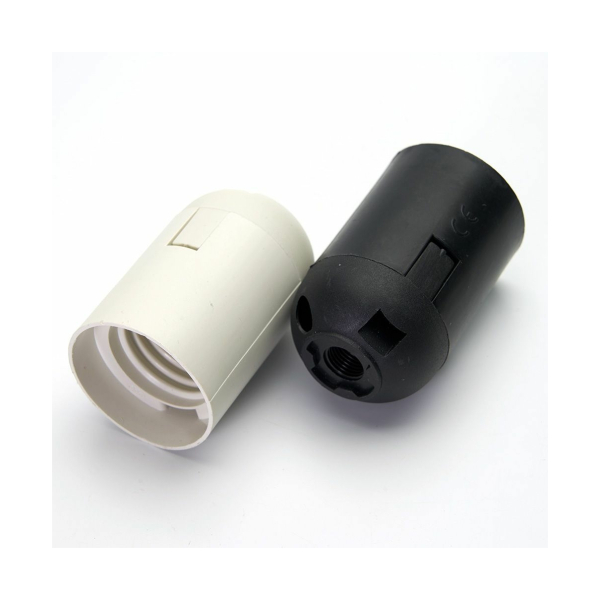 Патрон Е27 огнеупорный пластик белый LH1109 Feron