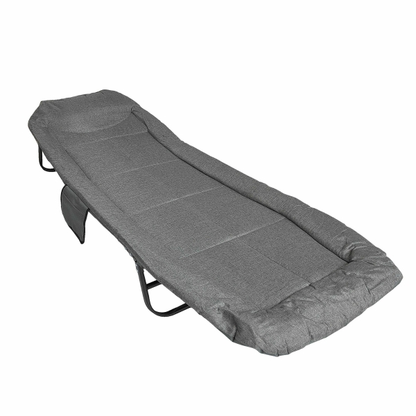 Раскладушка 1900*650*300мм нагрузка 150кг серый Baizheng