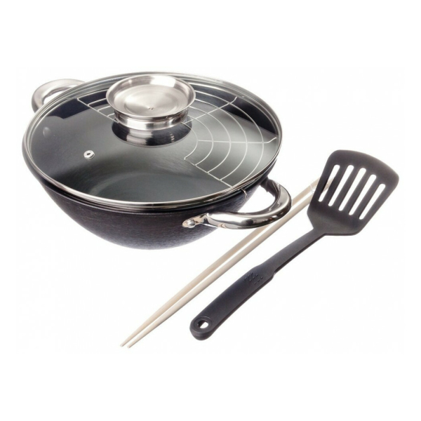 Казан чугунный 4,4л с крышкой 30см SATOSHI