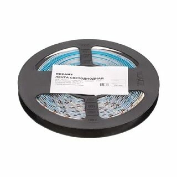 Лента св/д SMD2835 240LED/м 19,2Вт/м 12В IP20 4000К упак/5м REXANT