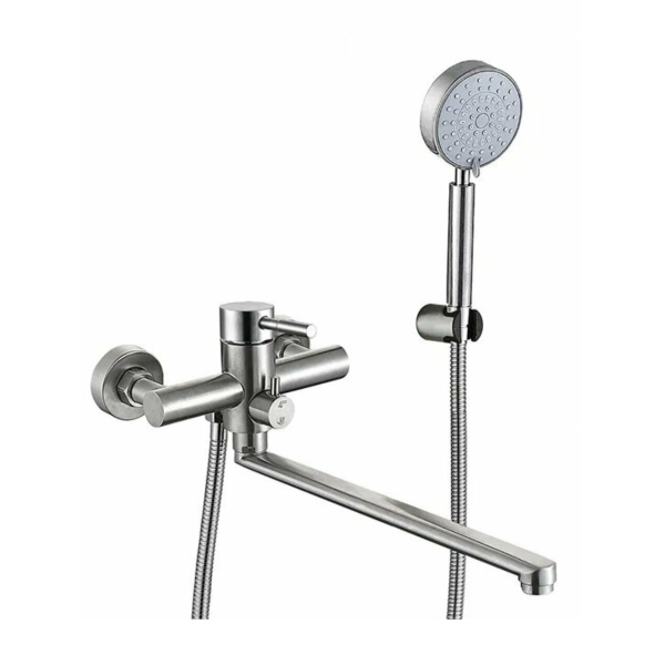 Смеситель для ванны однорычажный длинный излив 227010 Руда АНТЕЙ