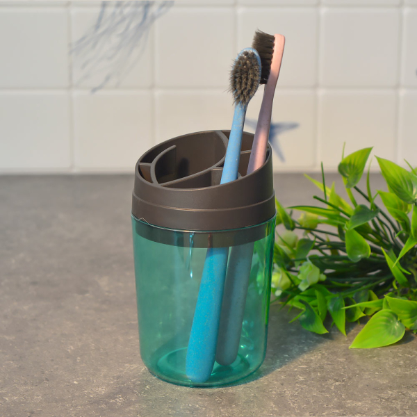 Подставка для зубных щеток мята полупрозрачный BOHO BEROSSI