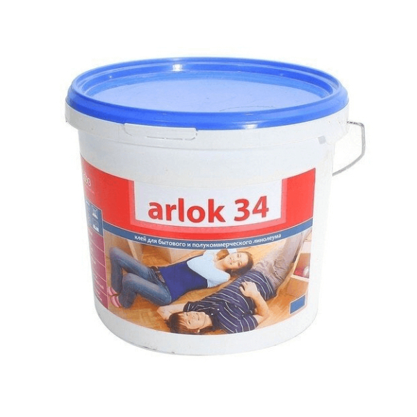 Клей для линолеума водно-диспер. ARLOK 34  14 кг