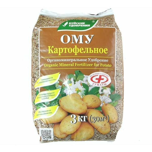 Удобрение ОМУ для картофеля 3кг БХЗ