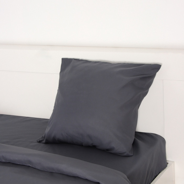 Комплект постельного белья 1,5сп полисатин графит Монро