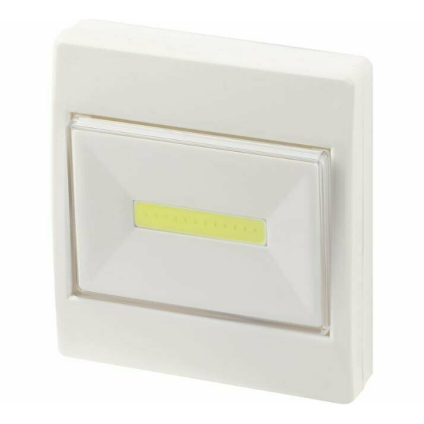 Фонарь пушлайт SB-102 1,5W 3хААА 85x85 белый Трофи