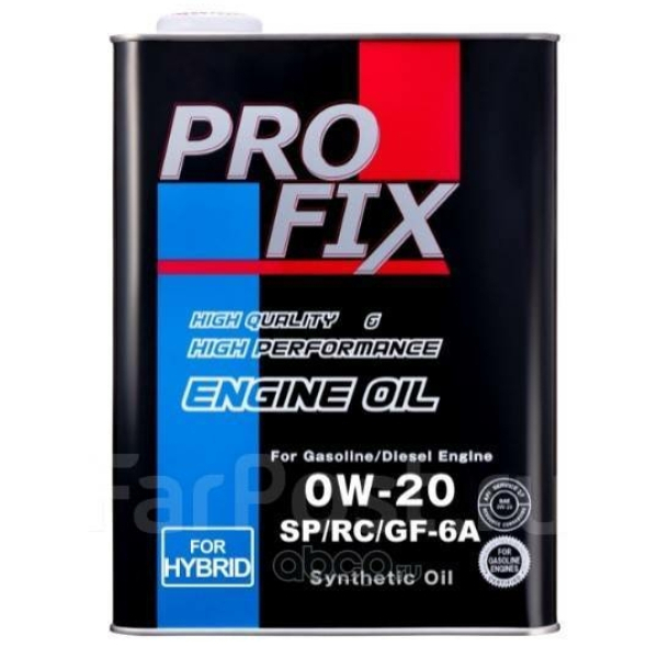 Моторное масло 0W-20 синтетическое 1л Profix SP/GF-6A