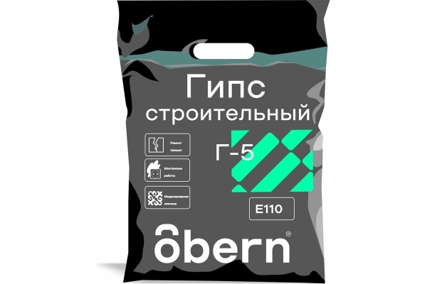 Гипс строительный 3кг Obern