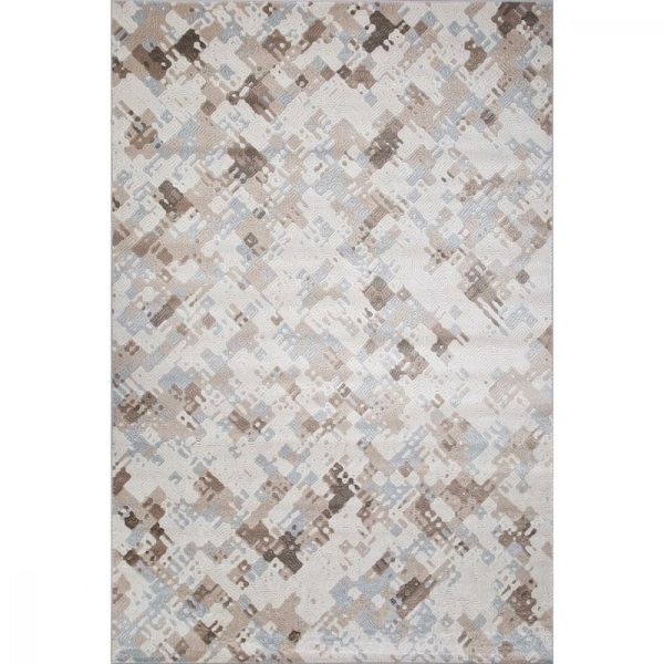 Ковер жаккардовый двухполотный HEATSET MIRANDA "Эскиз" Кремовый 0,8*1,5