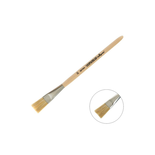 Кисть для творчества №20 деревянная ручка Calligrata