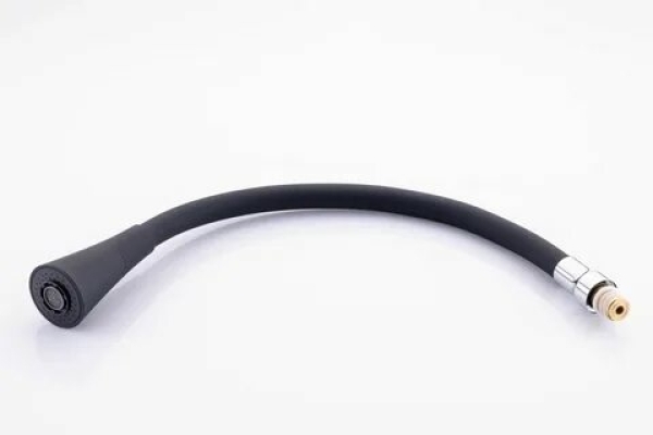 Излив для кухонного смесителя силиконовый 2 режима черный 1067 SANDAY