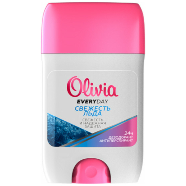 Дезодорант-антиперспирант стик 50г Everyday Cream Свежесть ЛьдаOlivia