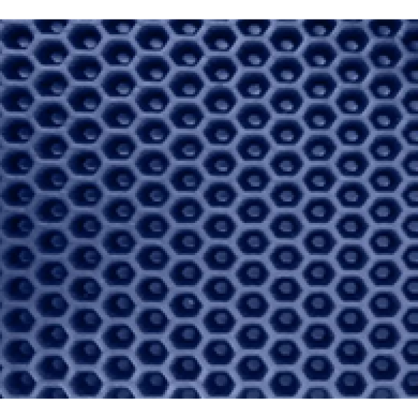 Коврик ЭВА листовой 68см*48см "Соты" 1см, темно-синий односторонний