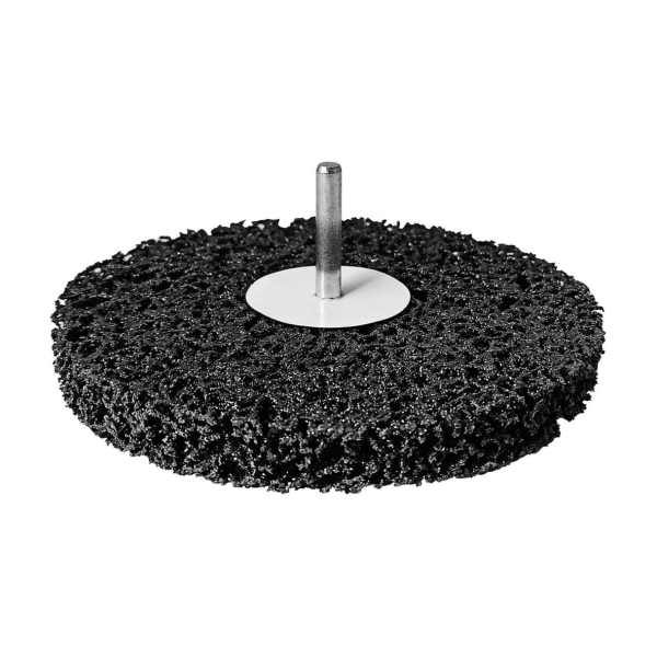 Круг шлифовальный 100 мм фибровый для дрели с переходником  Vertex