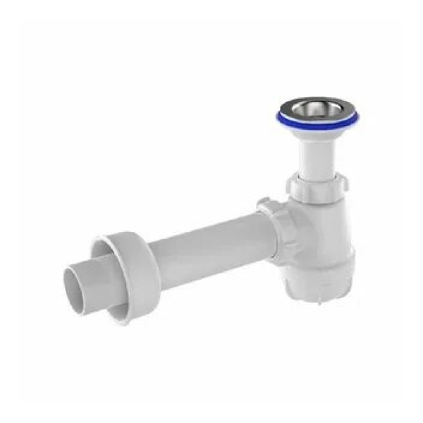 Сифон для умывальника 1-1/4"*40мм с удл.горловиной с гофрой 40мм S2115-35-MR AQUANT