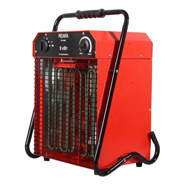 Тепловая пушка 9кВт 3 режима тэн квадратная ТЭП-9000 Ресанта