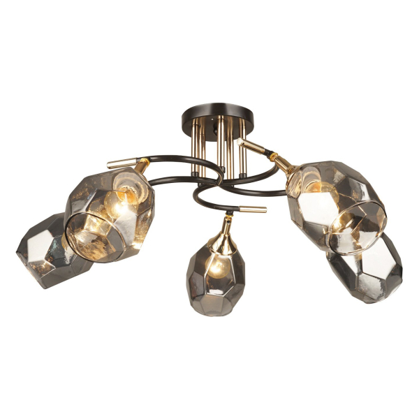 Люстра 5*60Вт Е27 кофе/золото AU12211/5 COFFEE+FGD Атмосфера уюта