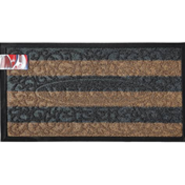 Коврик придверный BAIZHENG 40*60 (Welcome) желто-черный