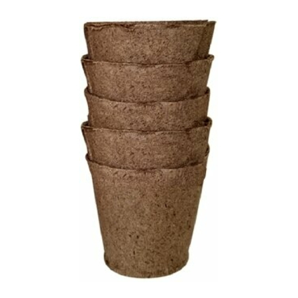 Горшочек для рассады 60*60мм торфяной 5шт Россия