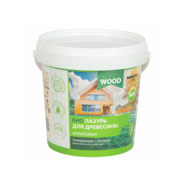 Аквалазурь Калужница 0,9л  Farbitex Profi Wood