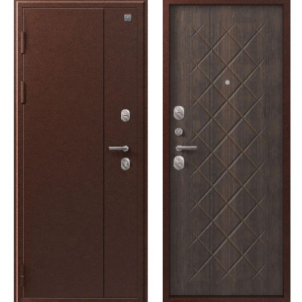 Дверь V-02 Антик Медь/ Венге 960*2050 R Центурион