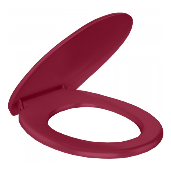 Сиденье для унитаза жесткое бордо TISA