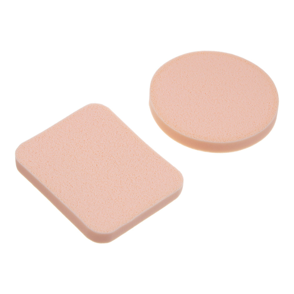 Набор спонжей для макияжа 2шт тм ЮНИLOOK , латекс, d5,5см/4,3х5,3см