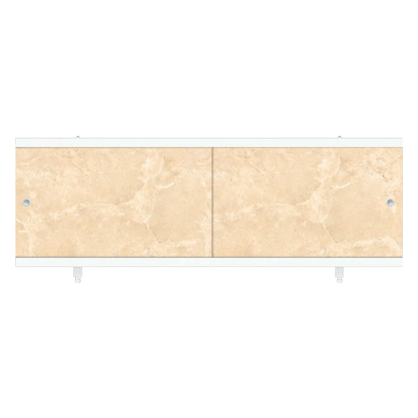 Экран под ванну 150см мрамор бежевый Кварт