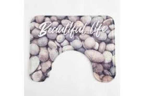 Коврик для ванной 50*40см велюр Бьютифул лайф (Beautiful life) ЭТЕЛЬ